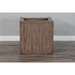 Sunny Designs Doe Valley 24" Mid-Century Wood End Table in Taupe Brown - Bed & Sofa Hub