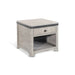 Sunny Designs Traditional Mahogany Wood End Table in Alpine Gray - Bed & Sofa Hub