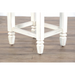 Sunny Designs Pasadena Counter Mahogany Counter Stool in Off White/Light Brown Marble White and Buck Skin - Bed & Sofa Hub