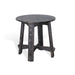 Sunny Designs Marina Farmhouse Mahogany Wood End Table in Black Sand - Bed & Sofa Hub