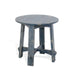 Sunny Designs Marina Farmhouse Mahogany Wood End Table in Ocean Blue - Bed & Sofa Hub