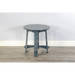 Sunny Designs Marina Farmhouse Mahogany Wood End Table in Ocean Blue - Bed & Sofa Hub