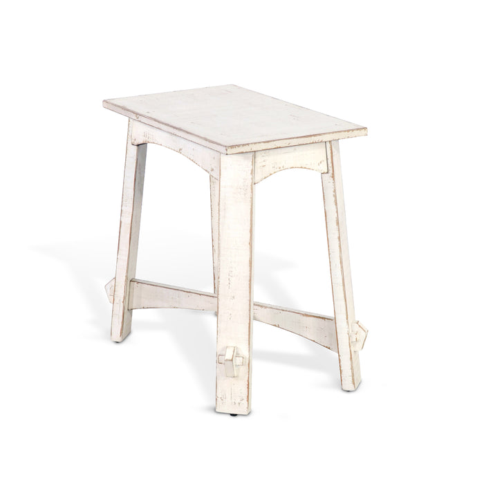 Sunny Designs White Sand Chair Side Table White Sand