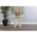 Sunny Designs End Table White Sand - Bed & Sofa Hub