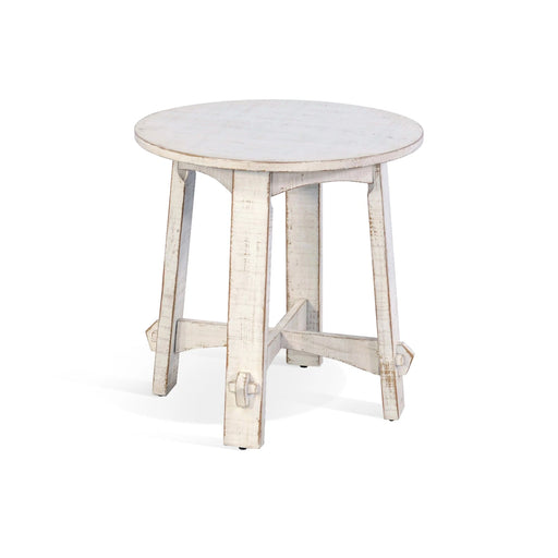 Sunny Designs End Table White Sand - Bed & Sofa Hub
