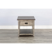 Sunny Designs End Table Tobacco Leaf and Alpine Grey - Bed & Sofa Hub