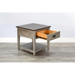Sunny Designs End Table Tobacco Leaf and Alpine Grey - Bed & Sofa Hub