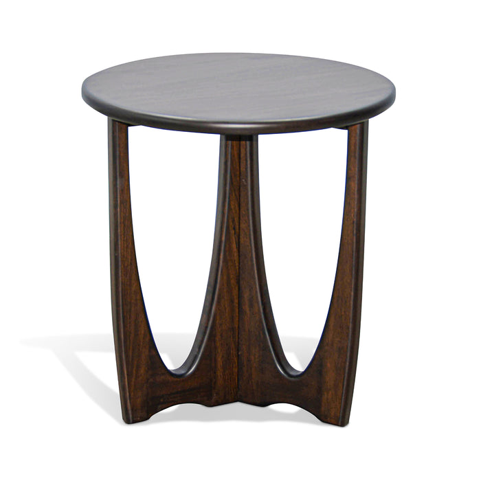 Sunny Designs Sinatra Chair Side Table Coffee Bean