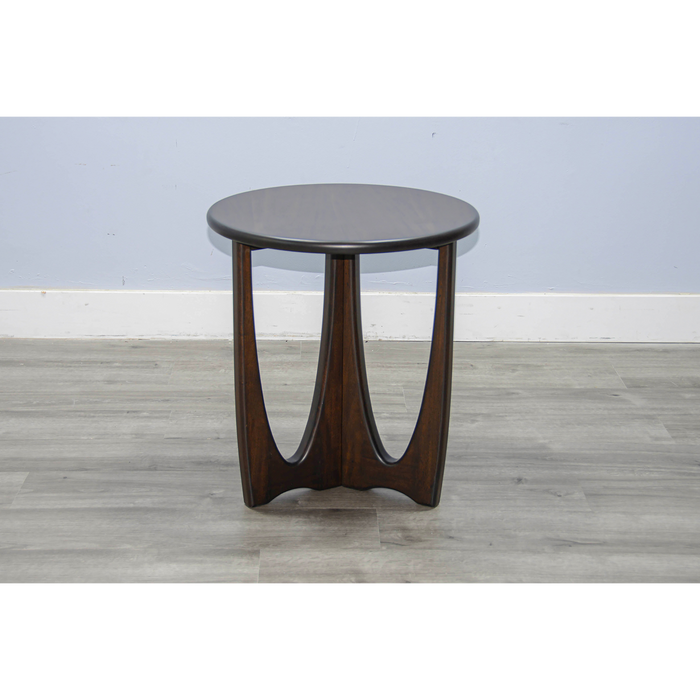 Sunny Designs Sinatra Chair Side Table Coffee Bean