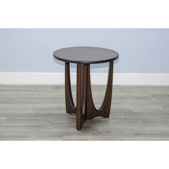 Sunny Designs Sinatra Chair Side Table Coffee Bean