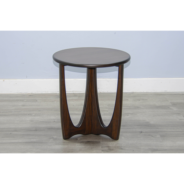 Sunny Designs Sinatra Chair Side Table Coffee Bean