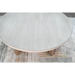 Sunny Designs Rowan Round Coffee Table Light Grey/Wheat - Bed & Sofa Hub