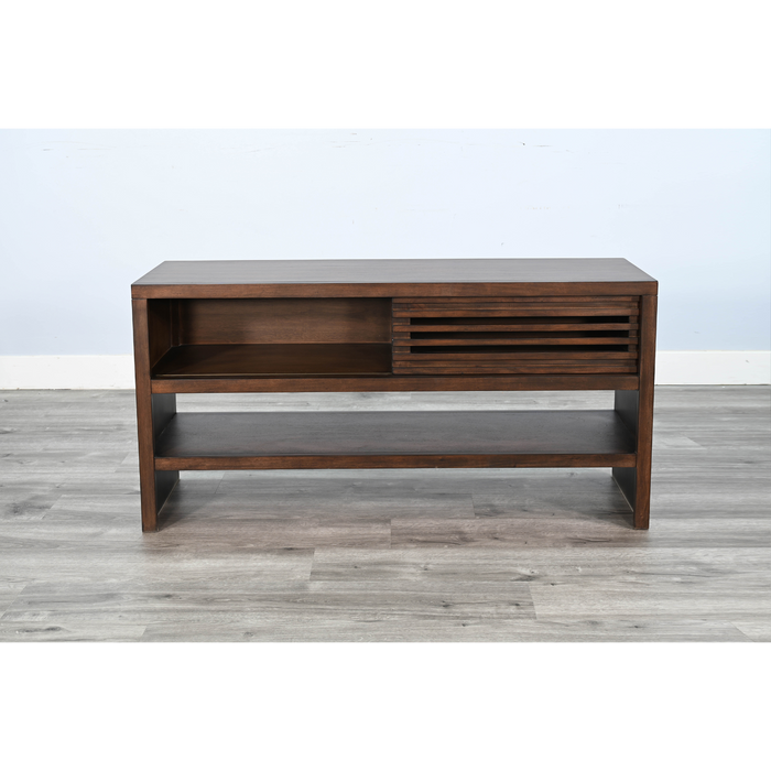 Sunny Designs Sofa Table with Sliding Door Coffee Bean