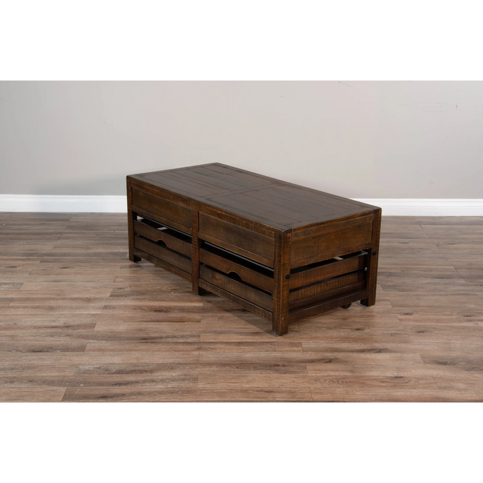 Sunny Designs Homestead Coffee Table Tobacco Leaf - Bed & Sofa Hub