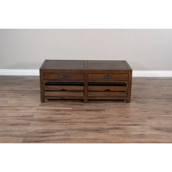 Sunny Designs Homestead Coffee Table Tobacco Leaf - Bed & Sofa Hub