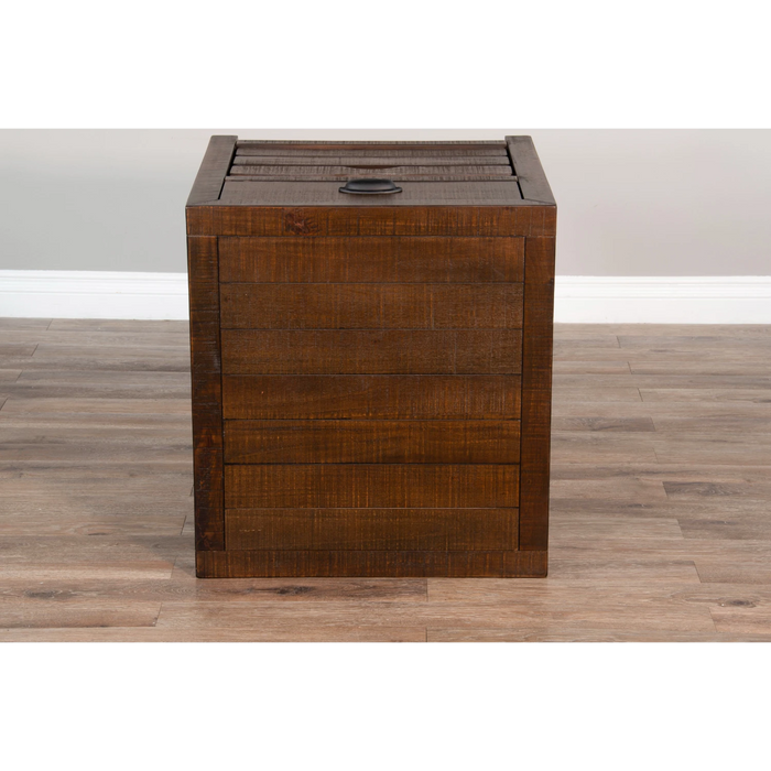 Sunny Designs Homestead End Table Tobacco Leaf - Bed & Sofa Hub