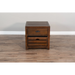 Sunny Designs Homestead End Table Tobacco Leaf - Bed & Sofa Hub