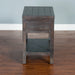 Sunny Designs Dundee Chair Side Table Kettle Black - Bed & Sofa Hub
