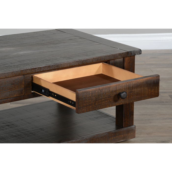 Sunny Designs Coffee Table with Casters Tobacco Leaf - Bed & Sofa Hub