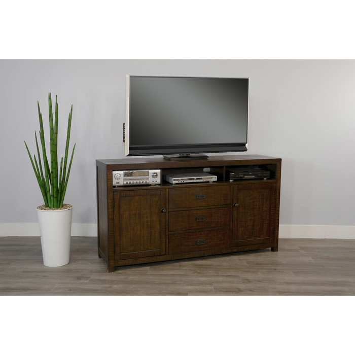 Sunny Designs  66" TV Console Tobacco Leaf