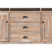 Sunny Designs Durango Entertainment Wall with 66" Console & 2 Piers Weathered Brown - Bed & Sofa Hub