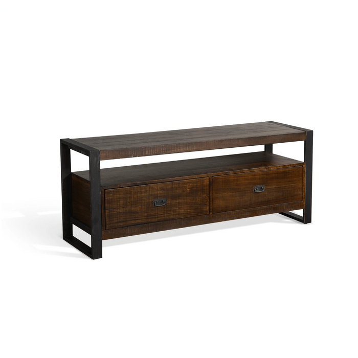 Sunny Designs Homestead 64" TV Console Tobacco Leaf - Bed & Sofa Hub