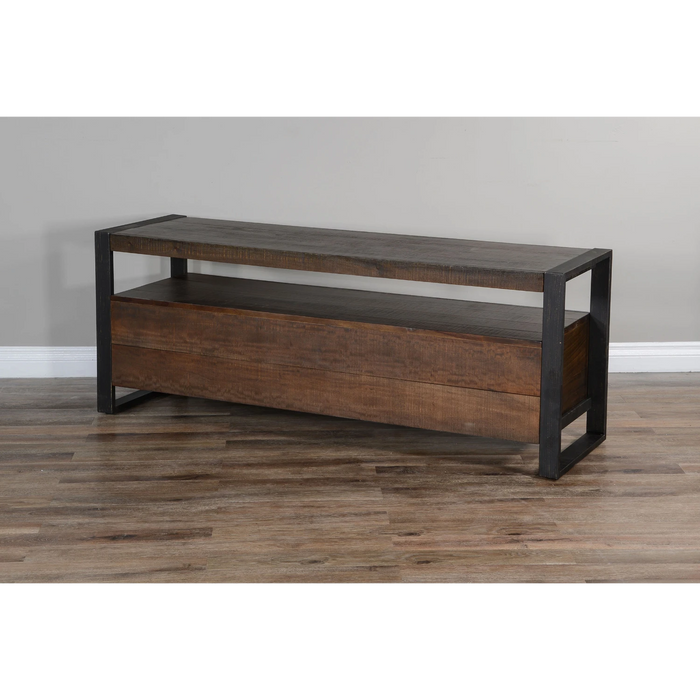 Sunny Designs Homestead 64" TV Console Tobacco Leaf - Bed & Sofa Hub
