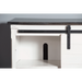 Sunny Designs 65" TV Console with Barn Door European Cottage - Bed & Sofa Hub