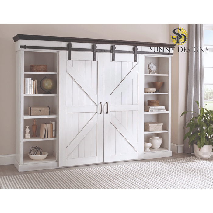 Sunny Designs Cottage House Entertainment Wall European Cottage - Bed & Sofa Hub