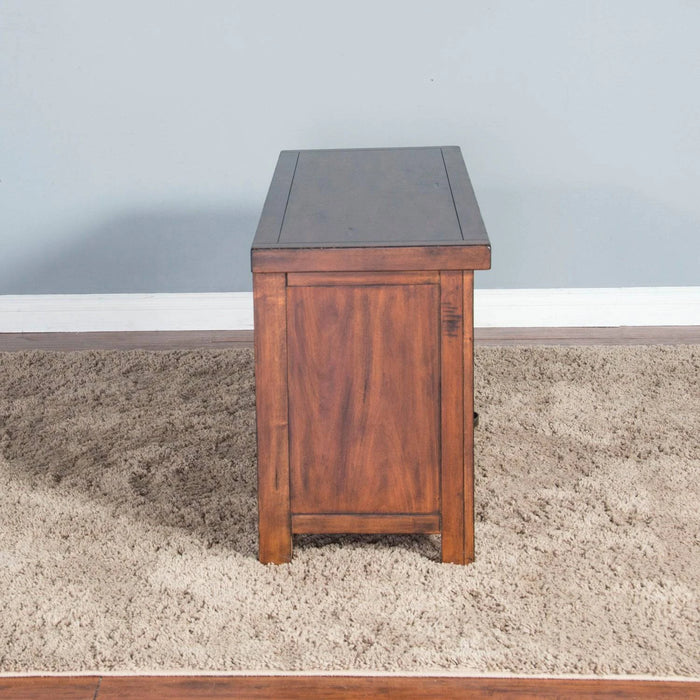Sunny Designs Tuscany 54" TV Console Vintage Mocha - Bed & Sofa Hub