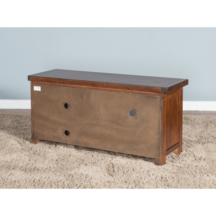 Sunny Designs Tuscany 54" TV Console Vintage Mocha - Bed & Sofa Hub