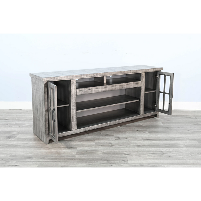 Sunny Designs Media Console  Alpine Grey - Bed & Sofa Hub