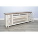 Sunny Designs Media Console  Marble White and Buck Skin - Bed & Sofa Hub
