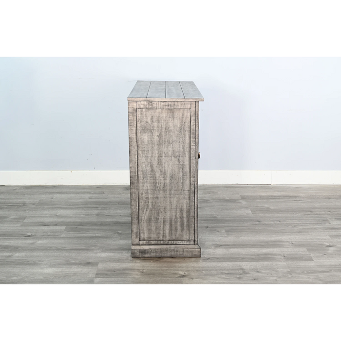 Sunny Designs Media Console  Tobacco Leaf and Alpine Grey - Bed & Sofa Hub