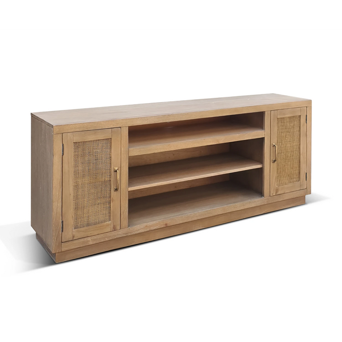 Sunny Designs Media Console Oak Grove - Bed & Sofa Hub