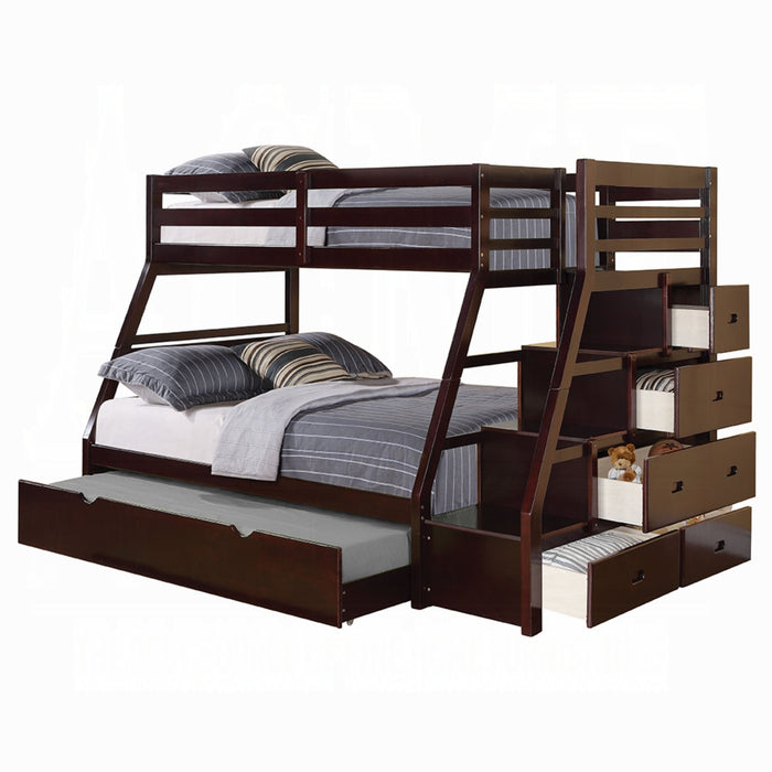 ACME Jason Twin/Full Bunk Bed W/Trundle & Storage