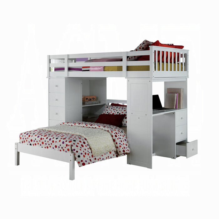 ACME Freya Twin Loft Bed W/Storage