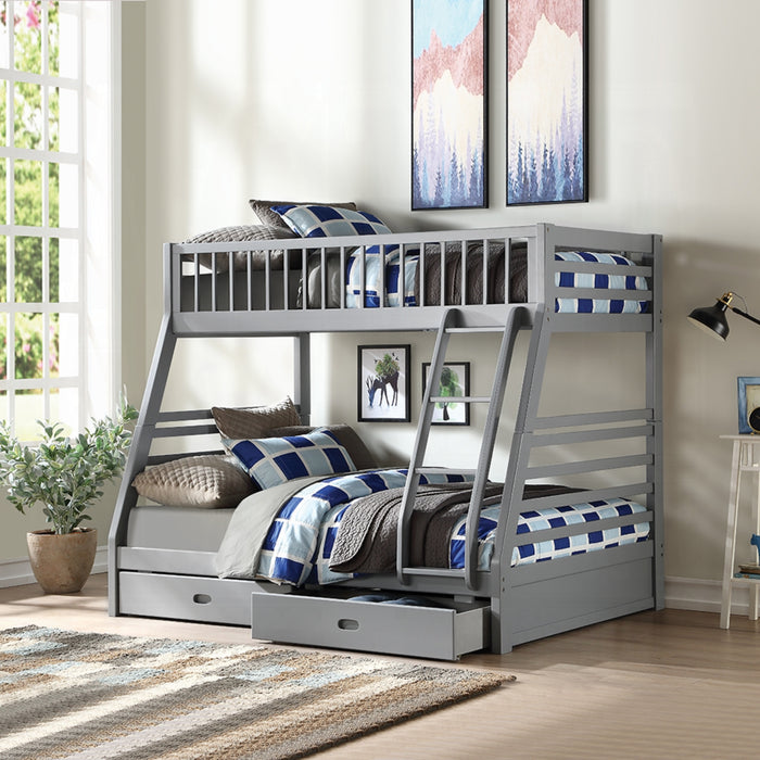 ACME Jason Twin/Full Bunk Bed W/Storage