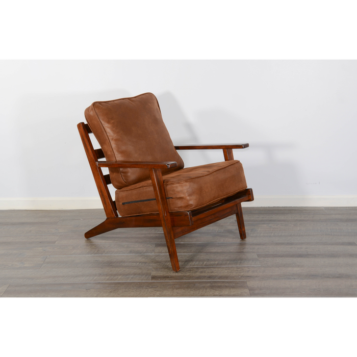 Sunny Designs Santa Fe Mahogany Accent Chair with Cushions in Dark Chocolate Dark Chocolate