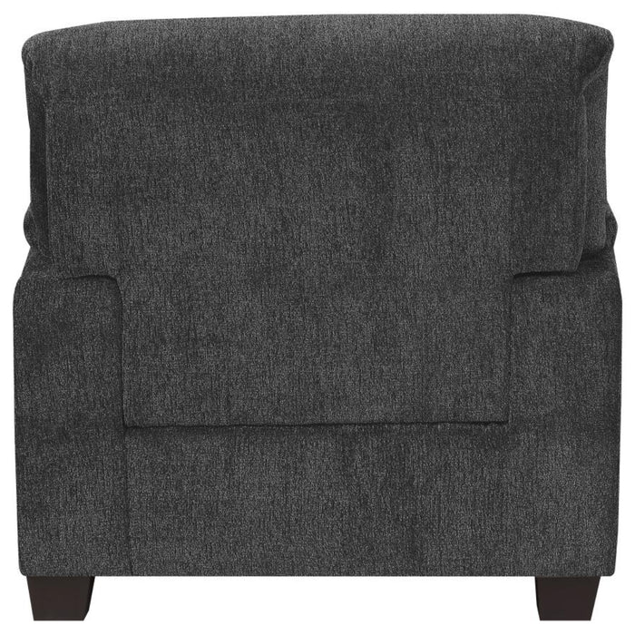 Coaster Clementine 3-piece Upholstered Padded Arm Sofa Living Room Set Grey