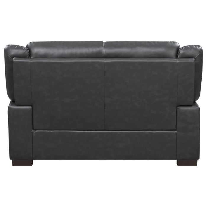 Coaster Arabella 3-piece Upholstered Padded Arm Sofa Living Room Set Grey