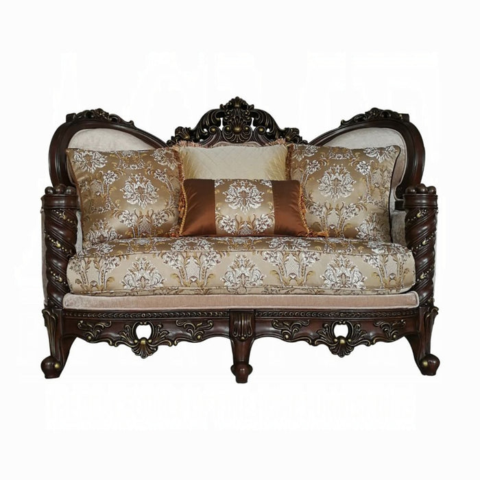 ACME Devayne Loveseat W/4 Pillows(Same Lv01583)