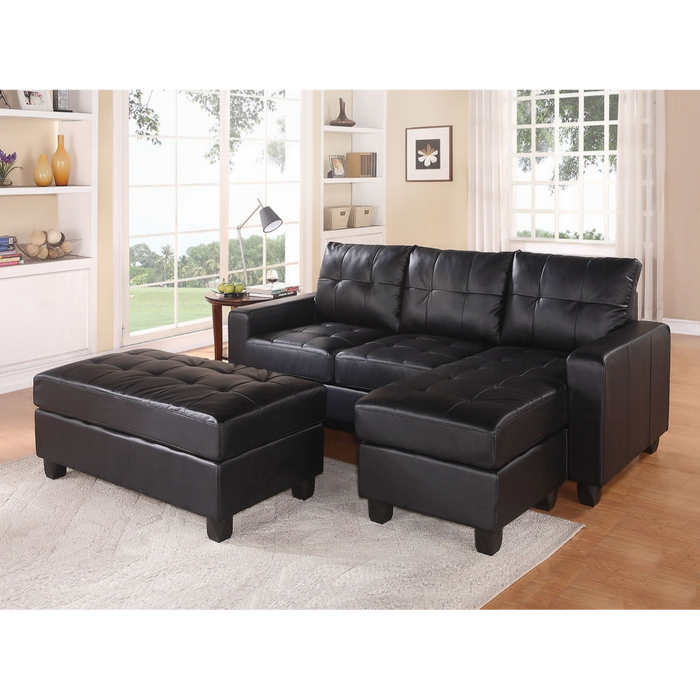 ACME Lyssa Sectional Sofa & Ottoman