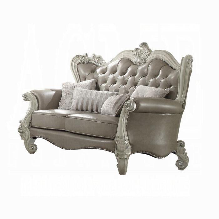 ACME Versailles Loveseat W/4 Pillows