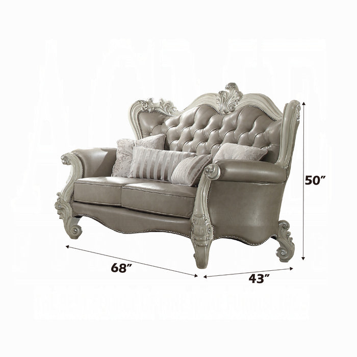 ACME Versailles Loveseat W/4 Pillows