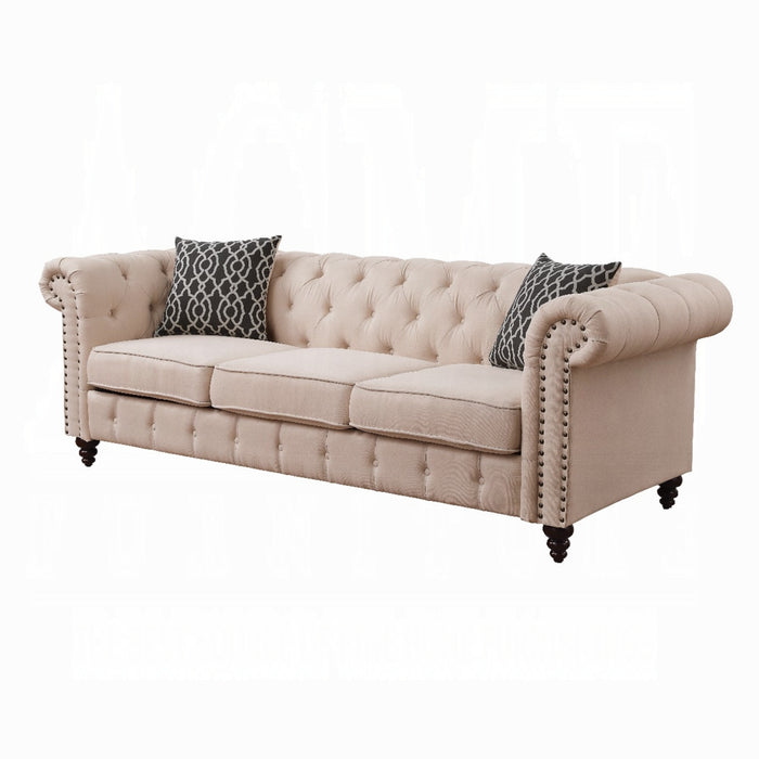 ACME Aurelia Sofa W/2 Pillows