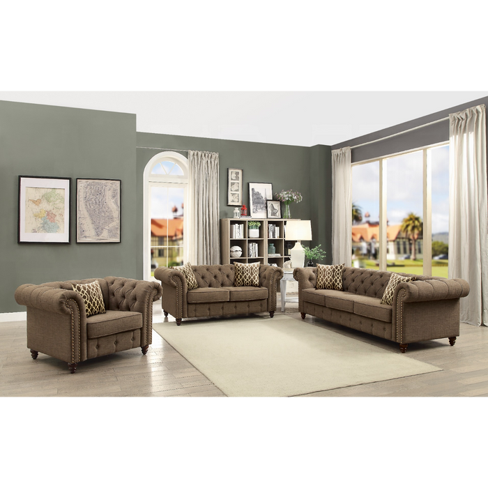 ACME Aurelia Loveseat W/2 Pillows