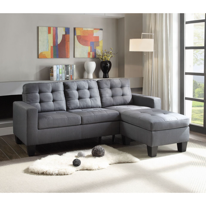 ACME Earsom Reversible Sofa & Ottoman