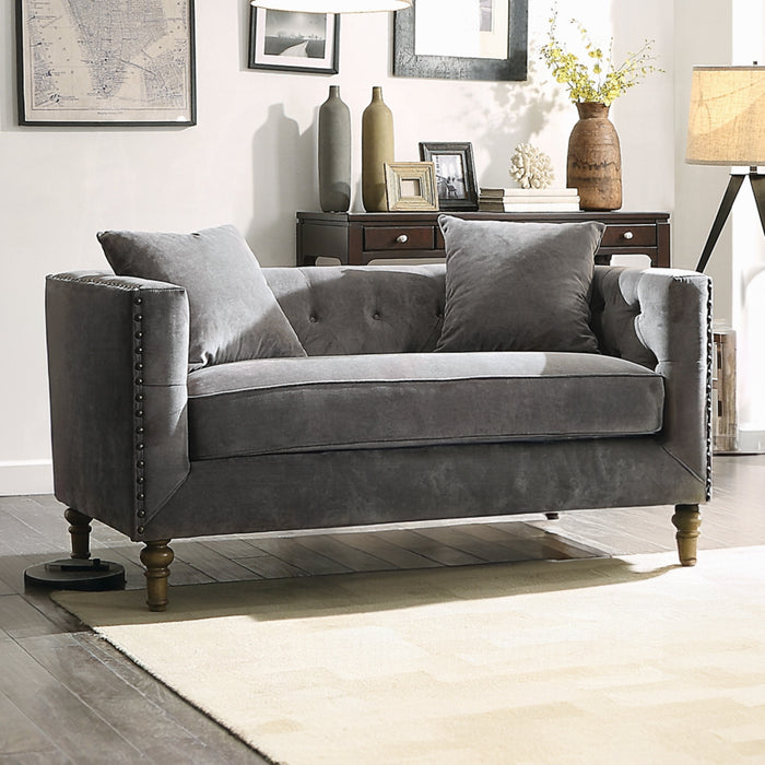 ACME Sidonia Loveseat W/2 Pillows