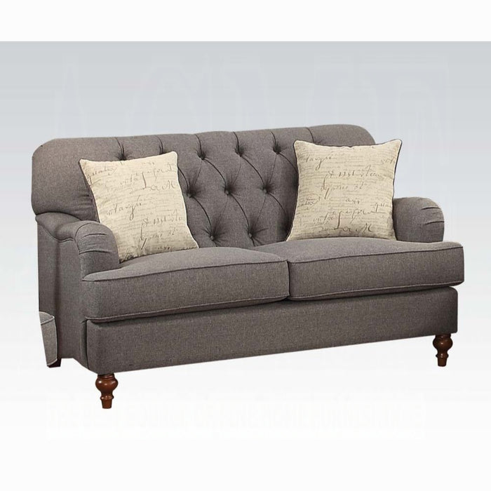 ACME Alianza Loveseat W/2 Pillows